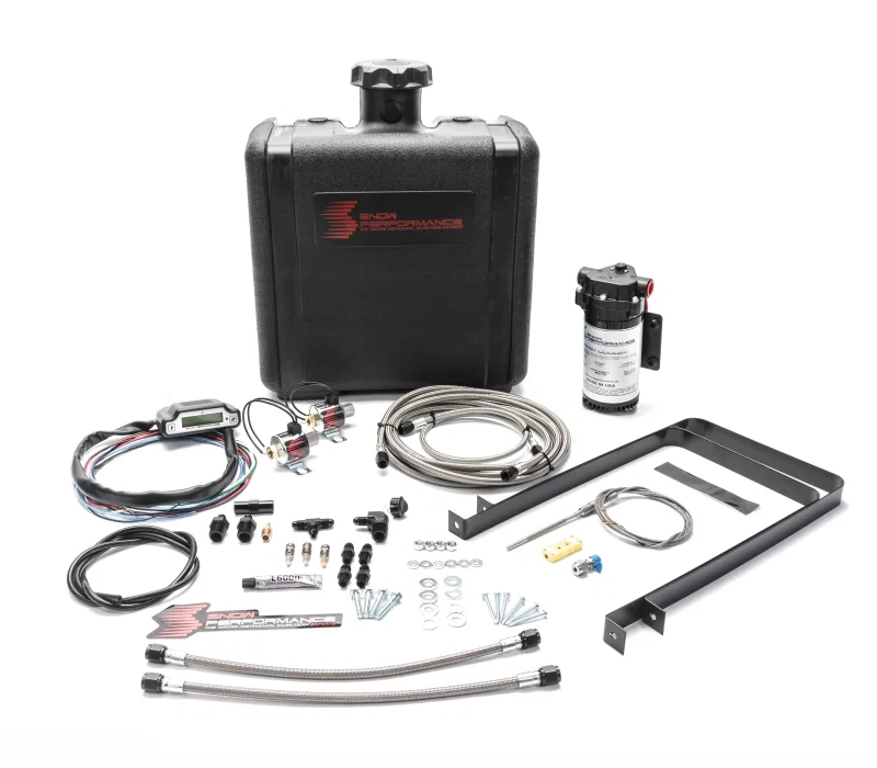 Snow Performance SNO-530-BRD, Chevy/GMC Stg 3 Boost Cooler Water Injection Kit (SS Braided Line 4AN Fittings)