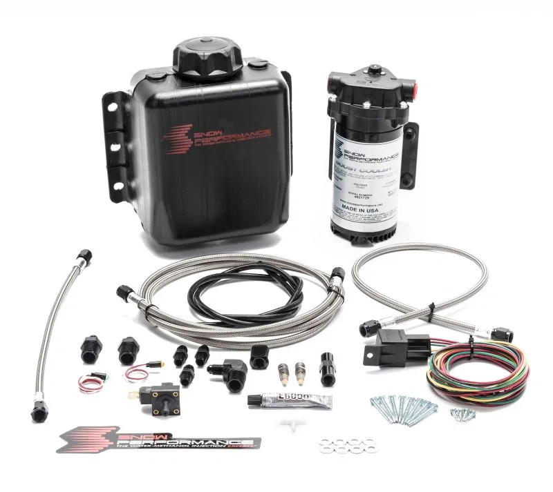 Snow Performance SNO-301-BRD, Stg 1 Boost Cooler Water Injection Kit TD (w/SS Braided Line & 4AN Fittings)