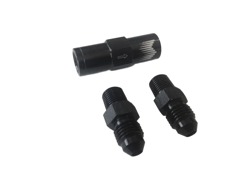 Snow Performance SNO-8CV-BRD, High Flow 4AN Water Check Valve Fittings (For 4AN SS Braided Line Kit)