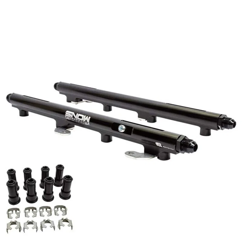 Snow Performance SNF-34111, 2005+ Hemi 5.7L/6.1L/6.4L 34mm Injector Height Return Style Billet Fuel Rail Kit