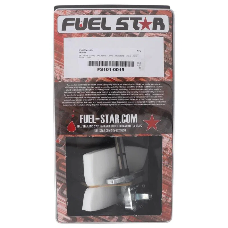 All Balls Racing FS101-0019, 2006 TRX 350 FE/2006 TRX 350 FM/2006 TRX 350 TE Fuel Valve Kit