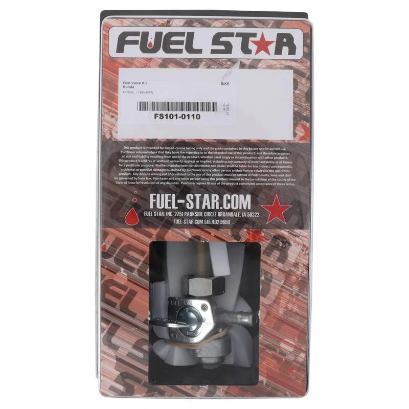 All Balls Racing FS101-0110, 93-07 XR 650 L Fuel Valve Kit