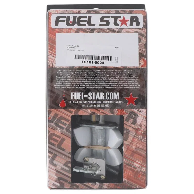 All Balls Racing FS101-0024, 88-02 KLF 220 A Bayou Fuel Valve Kit
