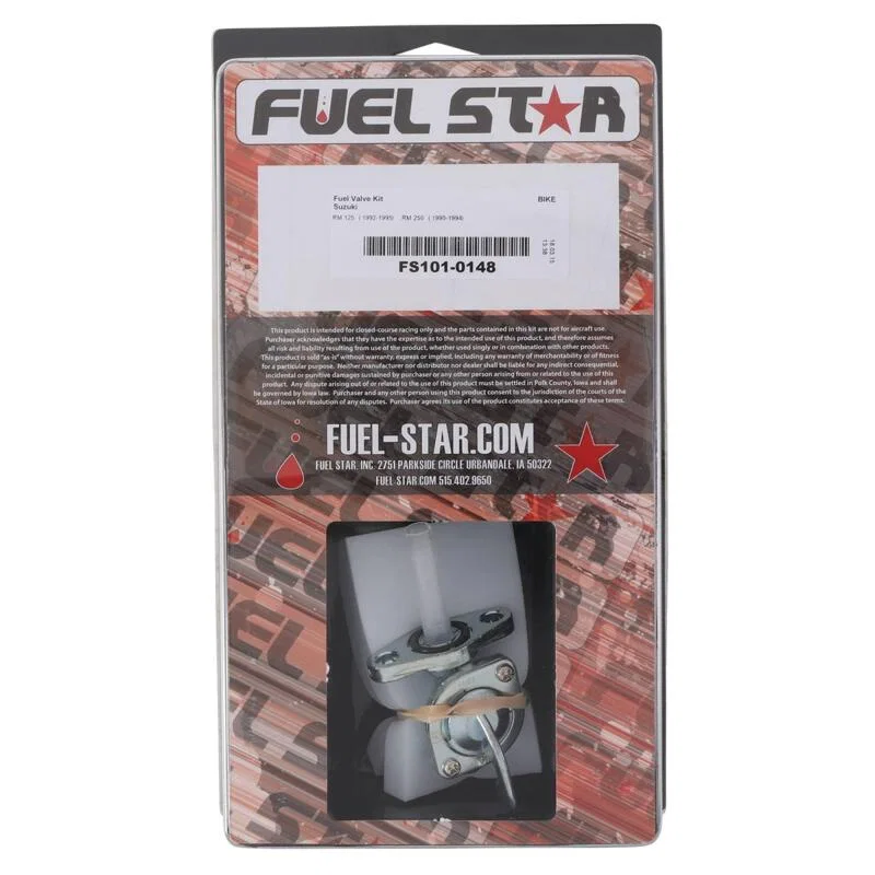 All Balls Racing FS101-0148, 92-95 RM 125/90-94 RM 250 Fuel Valve Kit