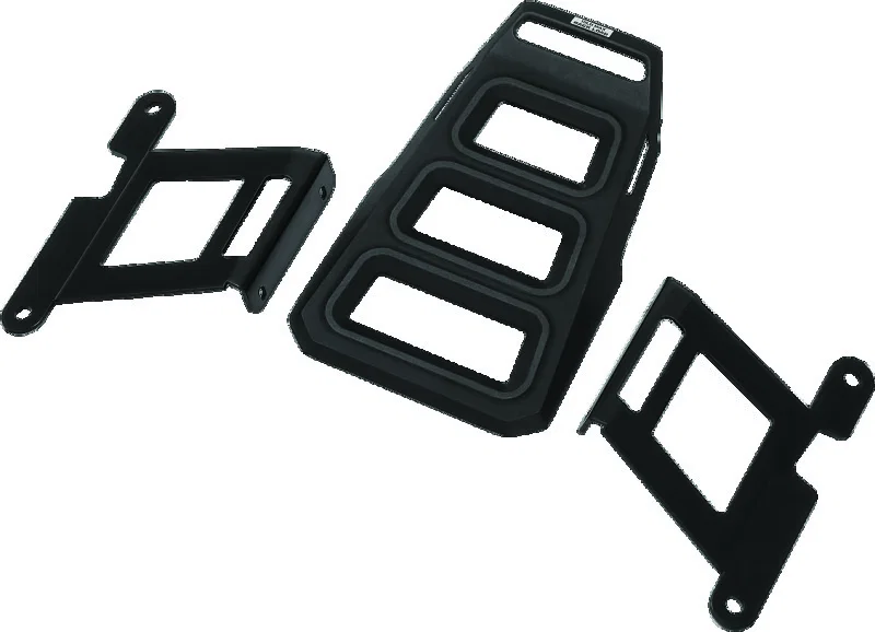 Kuryakyn 6665, Dillinger Luggage Rack Black for Harley-Davidson
