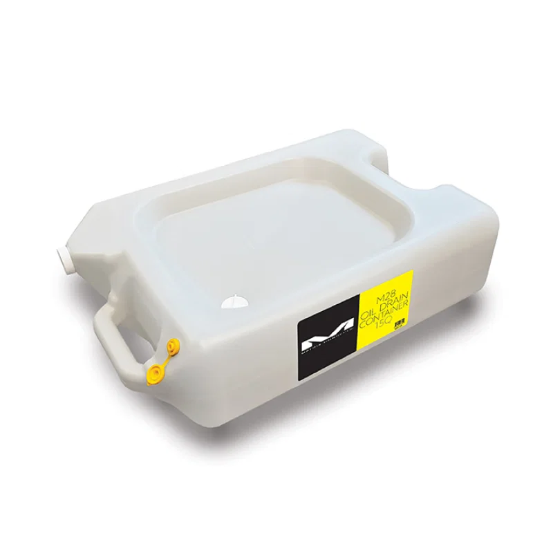 Matrix Concepts M28-115, M28 Oil Drain Container 15 Quart - White