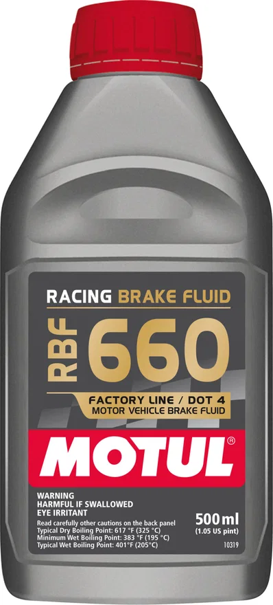 Motul 101667, 1/2L Brake Fluid RBF 660 - Racing DOT 4