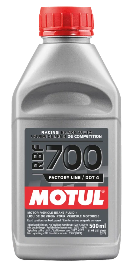 Motul 111257, 1/2L Brake Fluid RBF 700 - Racing DOT 4