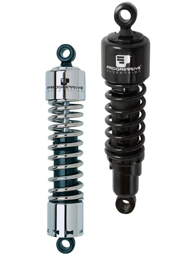 Progressive 412-4211C, Cruiser 412 Series Shocks 13.0in - Chrome