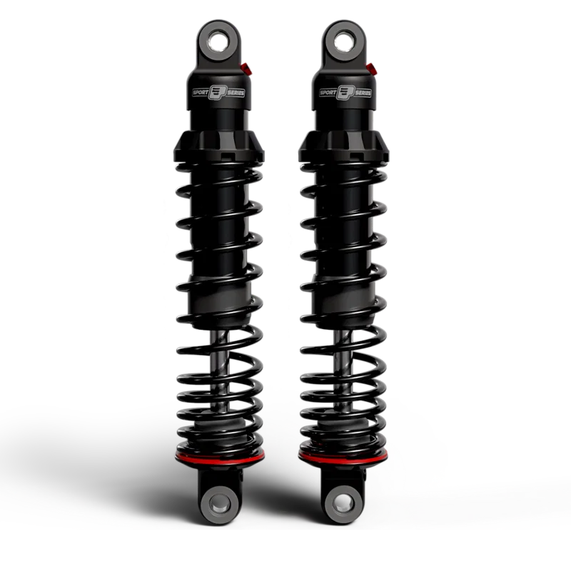 Progressive 494-1013, 82-19 Harley-Davidson FXR/Sportster 494 Series Shocks 14.0in Bearing - Black