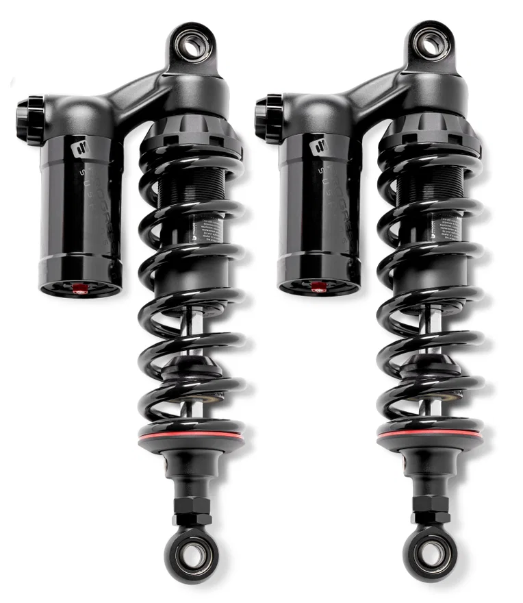 Progressive 990-1002, Harley-Davidson Dyna 990 Series Shocks 13.5in - Black