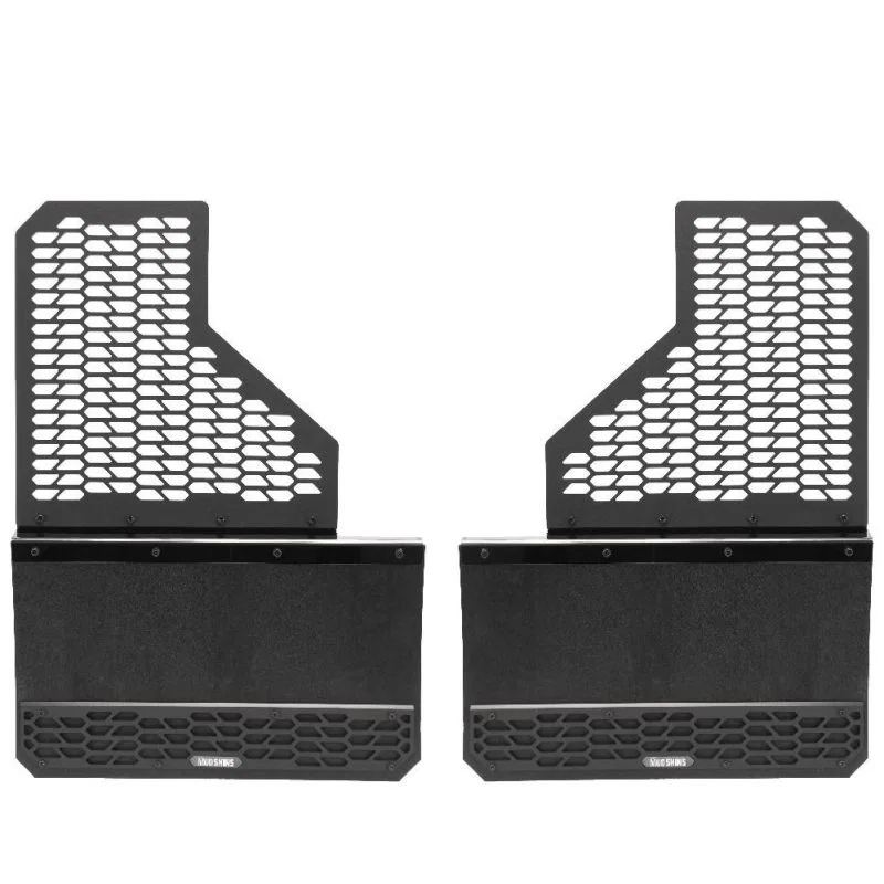 Putco 78255, 11-16 Ford SuperDuty Dually - (Fits Rear) - Set of 2 Mud Skins - HDPE w/ Hex Shield