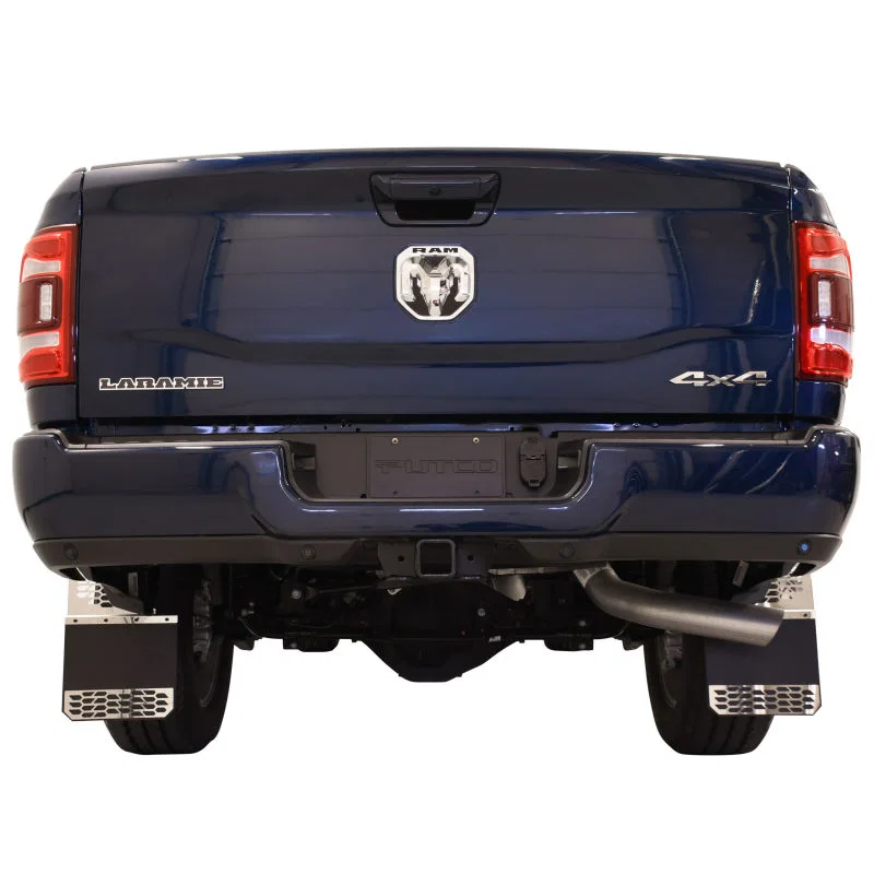 Putco 78160, 10-18 Ram HD Dually - (Fits Front) - Set of 2 Mud Skins - Brushed SS w/ Hex Shield