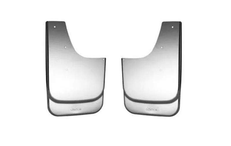 Putco 79611, Universal - Set of 2 (Can Be Used on Front or Rear) 17.71in x 11.95in Form Fitted Mud Skins