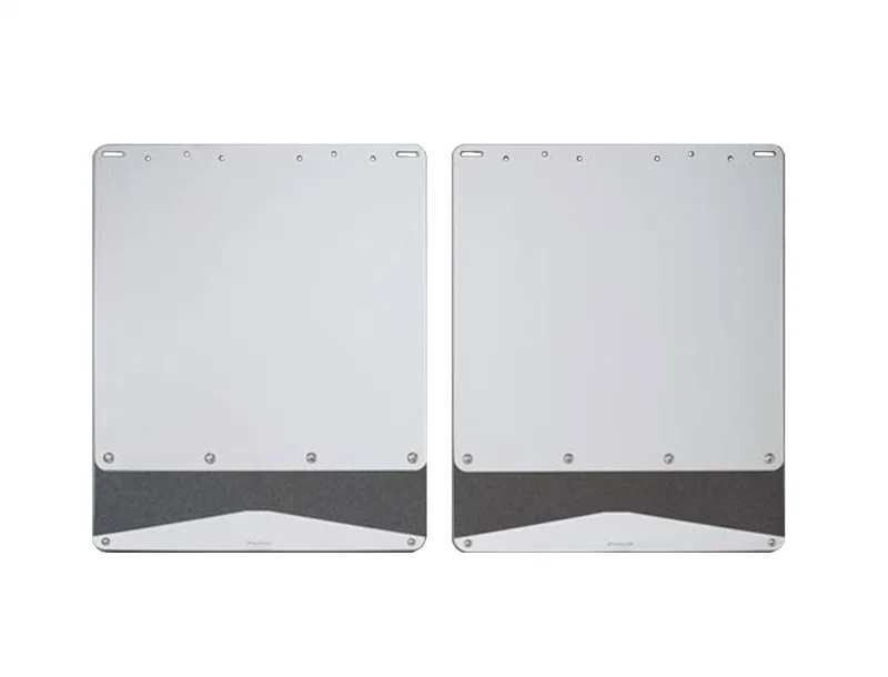 Putco 79472, Universal - Rubber Mud Flap w/ SS Trim (6in x 10in)