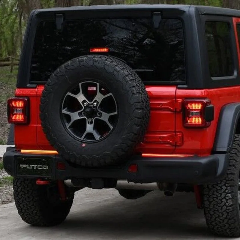 Putco 9200918-04, 18-22 Jeep Wrangler JL/19-22 Ram 1500 18in Split Light Blade Direct Fit Kit Red/Amber/White