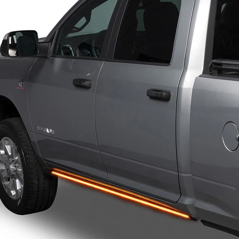 Putco 931900960, 19-23 Chevrolet Silverado / GMC Sierra LD Blade Rocker Kits Sideliners - Amber/White