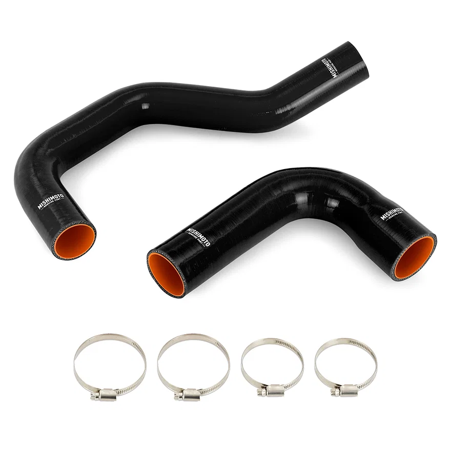 Silicone Radiator Hose Kit, Black, 5.9L Cummins for Dodge