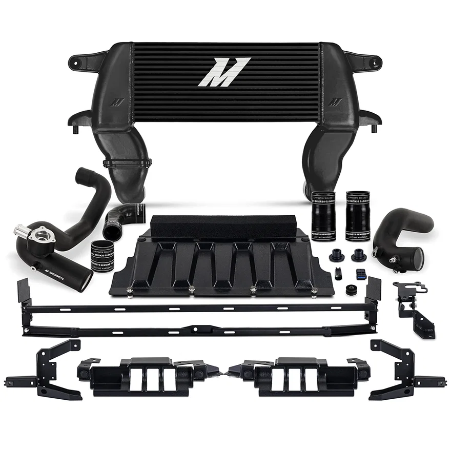Mishimoto MMINT-BR23-21HKBKBK, Intercooler Kit, Black/Black, High-Mount, fits Ford Bronco 2.3L 2021+