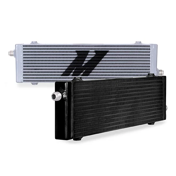 Mishimoto MMOC-SP-LSL, MMOC-SP-LSL Universal Oil Cooler, Cross Flow Bar and Plate, Silver, Large