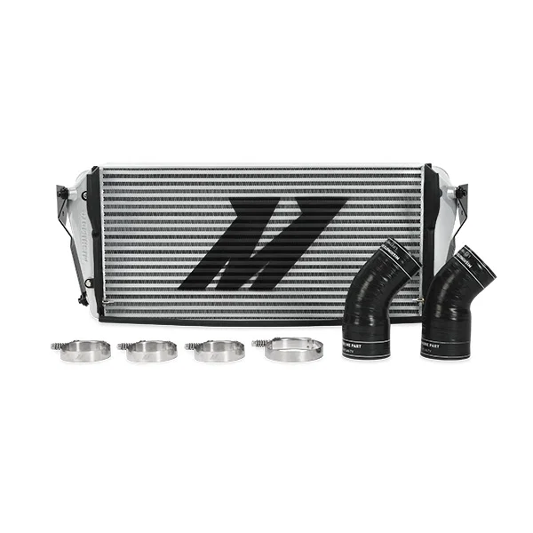 Mishimoto MMINT-RAM-13SL, Front Intercooler, Silver, fits Dodge Ram 6.7L Cummins 2013-2018