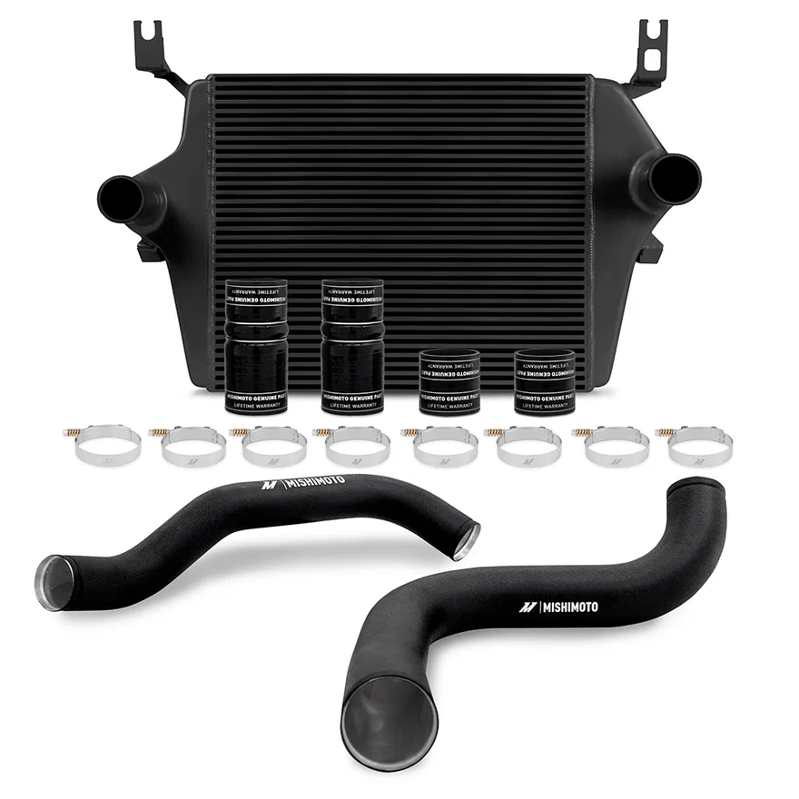 Mishimoto MMINT-F2D-99KBKBK, Intercooler Kit, Black/Black, fits Ford 7.3L Powerstroke 1999-2003