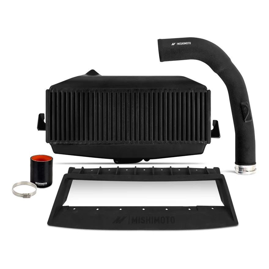 Mishimoto MMTMIC-WRX-22KBKBK, Top-Mount Intercooler Kit, Black Pipe, fits Subaru WRX 2022+