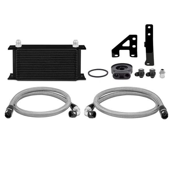 Mishimoto MMOC-WRX-15BK, Oil Cooler Kit, Black, fits Subaru WRX 2015-2021