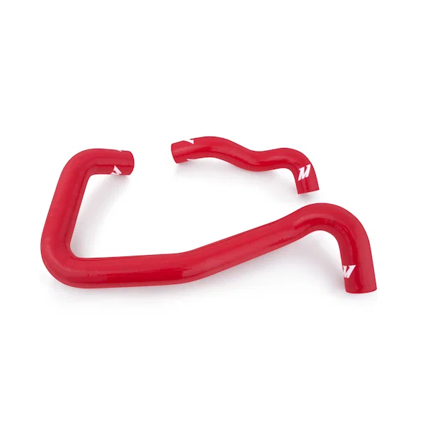 Silicone Radiator Hose Kit, Red, 6.0L Powerstroke Mono Beam for Ford