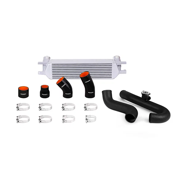Mishimoto MMINT-MUS4-15KWSL, Intercooler Kit, Silver/Black, fits Ford Mustang EcoBoost 2015-2023