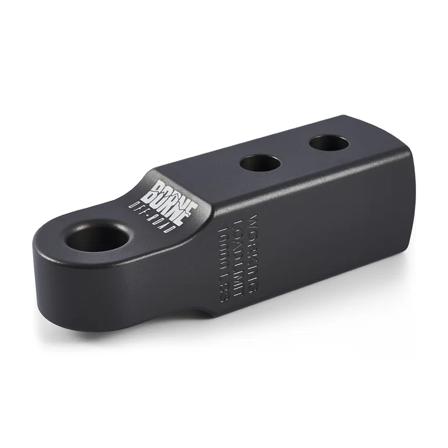 Mishimoto BNHR-2-HA, Borne Off-Road BNHR-2-HA 2 in Hitch Receiver Shackle Mount, Hard Anodized Gray