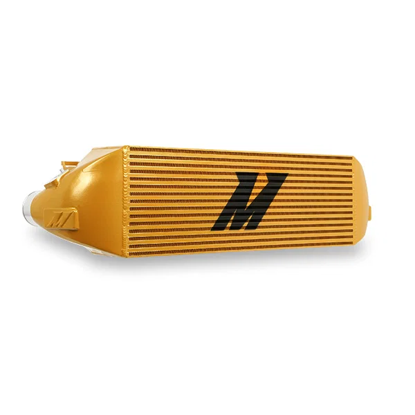 Mishimoto MMINT-FOST-13GD, Center Intercooler, Gold, fits Ford Focus ST 2013-2018
