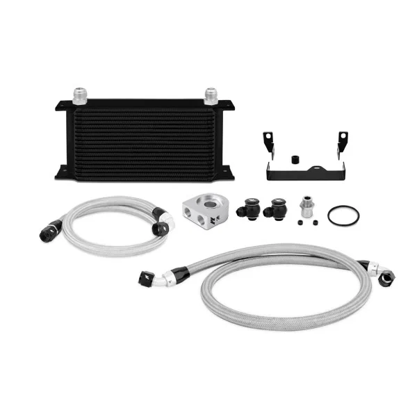 Mishimoto MMOC-WRX-06BK, Oil Cooler Kit, Black, fits Subaru WRX/STI 2006-2007