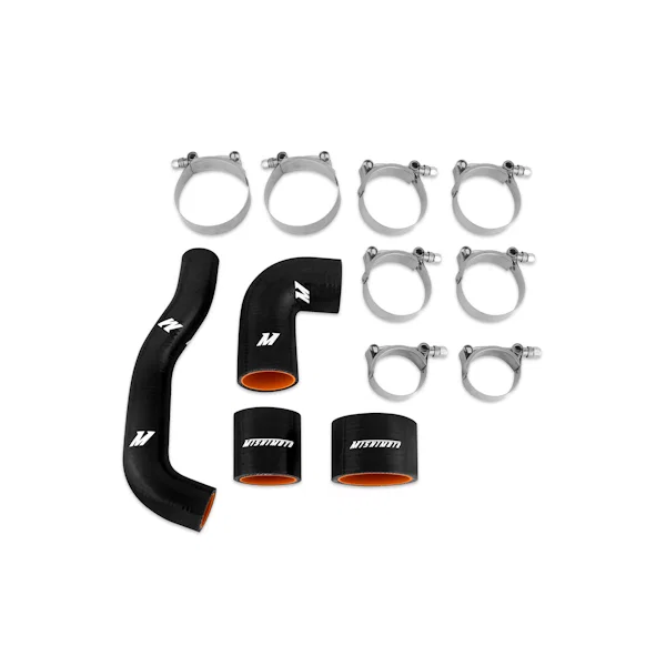 Mishimoto MMHOSE-SUBJ-INT4BK, Silicone Intercooler Hoses, Black, fits JDM Subaru WRX STI 2004-2007