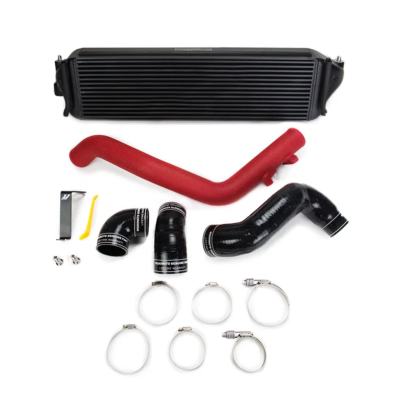 Mishimoto MMINT-CTR-17KBKWRD, Intercooler Kit, Black/Red, fits Honda Civic Type R 2017-2021