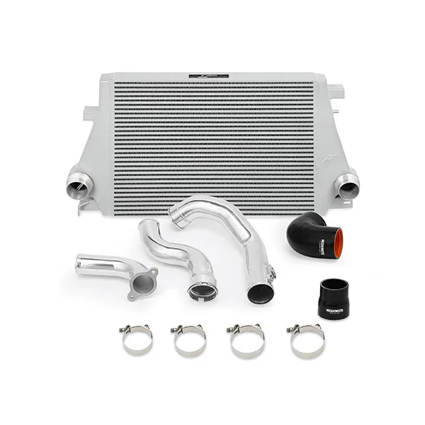 Mishimoto MMINT-CAM4-16, Front Intercooler, Silver, fits Chevrolet Camaro 2.0 2016-2024