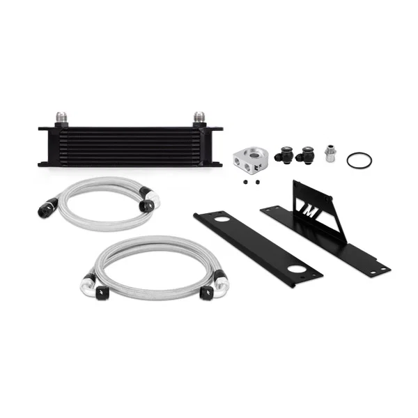 Mishimoto MMOC-WRX-01BK, Oil Cooler Kit, Black, fits Subaru WRX/STI 2001-2005