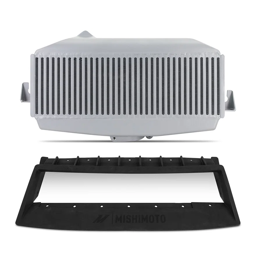 Mishimoto MMTMIC-WRX-22SL, Center Top-Mount Intercooler, Silver, fits Subaru WRX 2022+