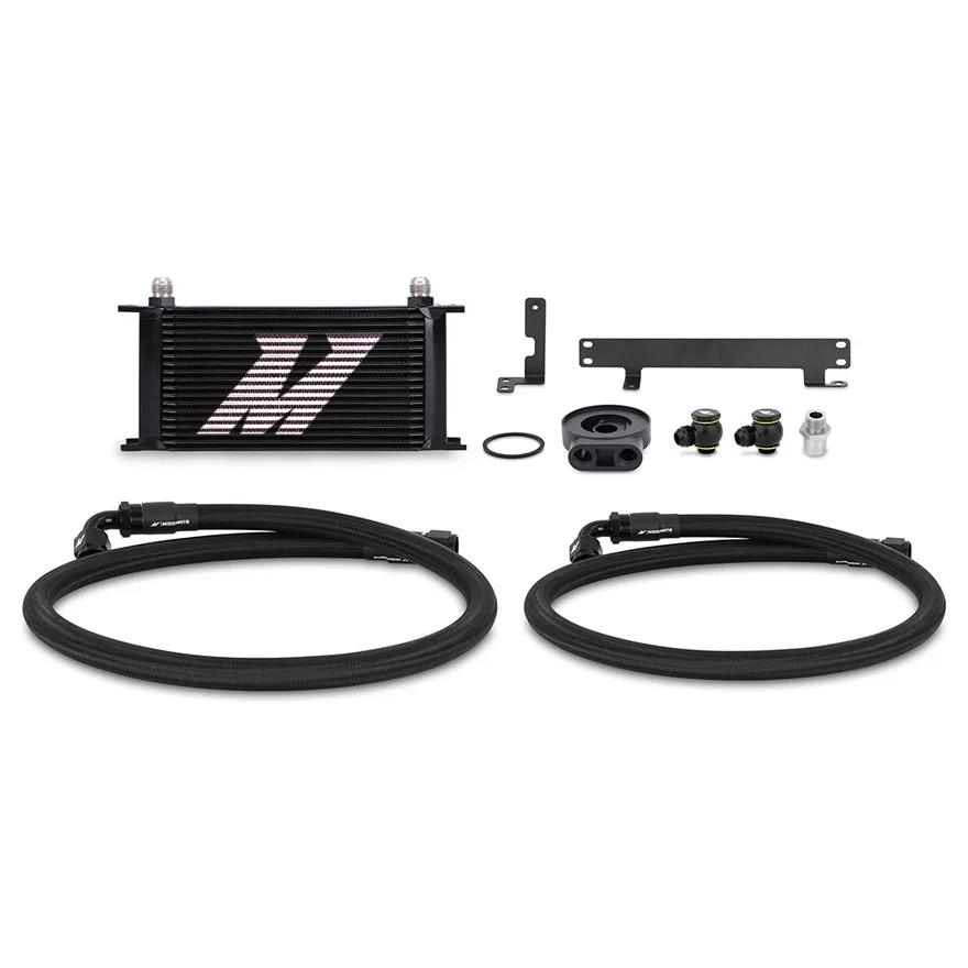 Mishimoto MMOC-WRX-22BK, Oil Cooler Kit, Black, fits Subaru WRX 2022+