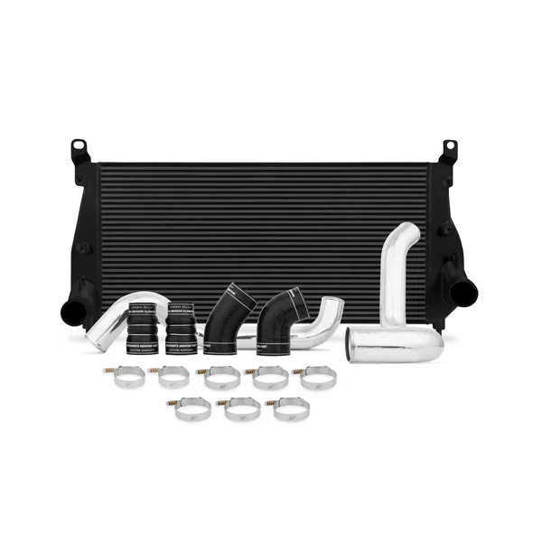 Mishimoto MMINT-DMAX-02KBK, Intercooler Kit, Black/Polished, fits Chevrolet/GMC 6.6L Duramax 2002-2004.5