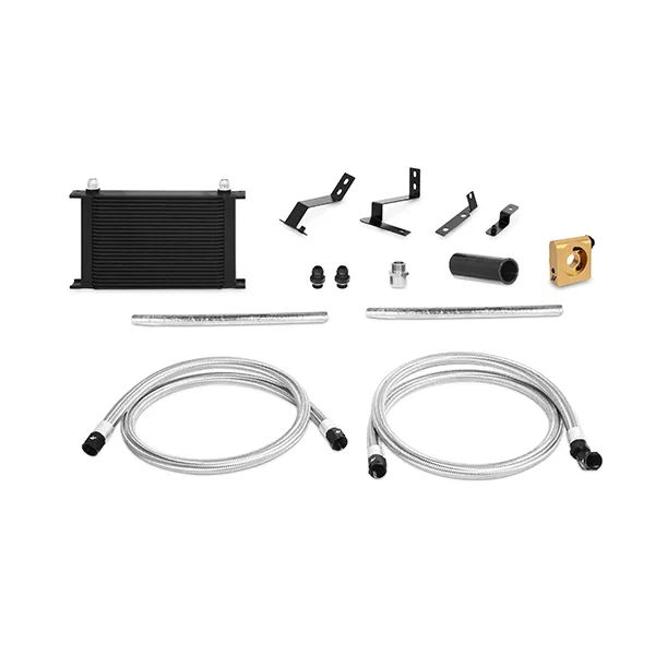 Mishimoto MMOC-CAM4-16TBK, Oil Cooler Kit, Black, Thermostatic, fits Chevrolet Camaro 2.0T 2016-2024