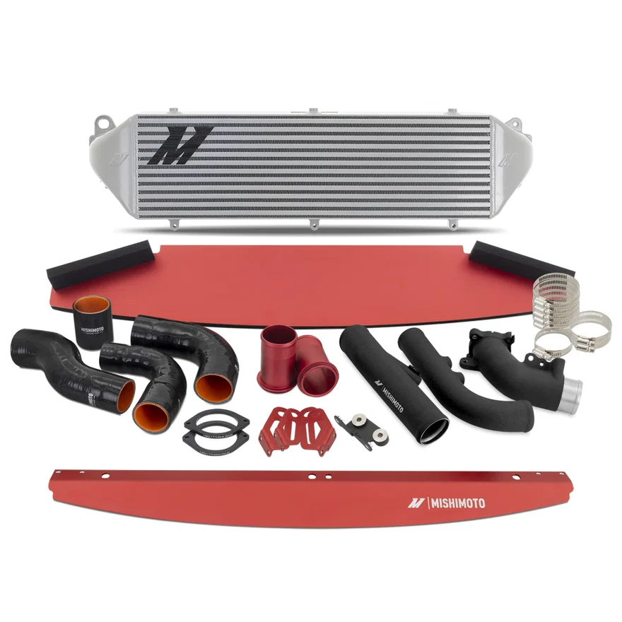 Mishimoto MMINT-GRC-23KSLBK, MMINT-GRC-23K Intercooler Kit, Silver/Black, fits Toyota GR Corolla 2023+