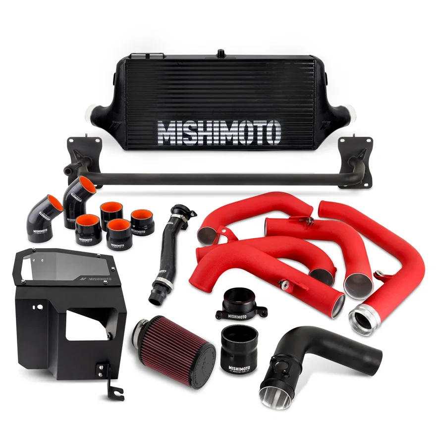 Mishimoto MMINT-WRX-22AIBKRD, Front Mount Intercooler Kit w/ Intake, fits Subaru WRX 2022+