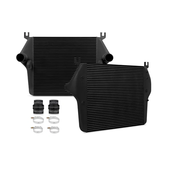 Mishimoto MMINT-RAM-03BK, Front Intercooler, Black, fits Dodge 5.9L/6.7 Cummins 2003-2009