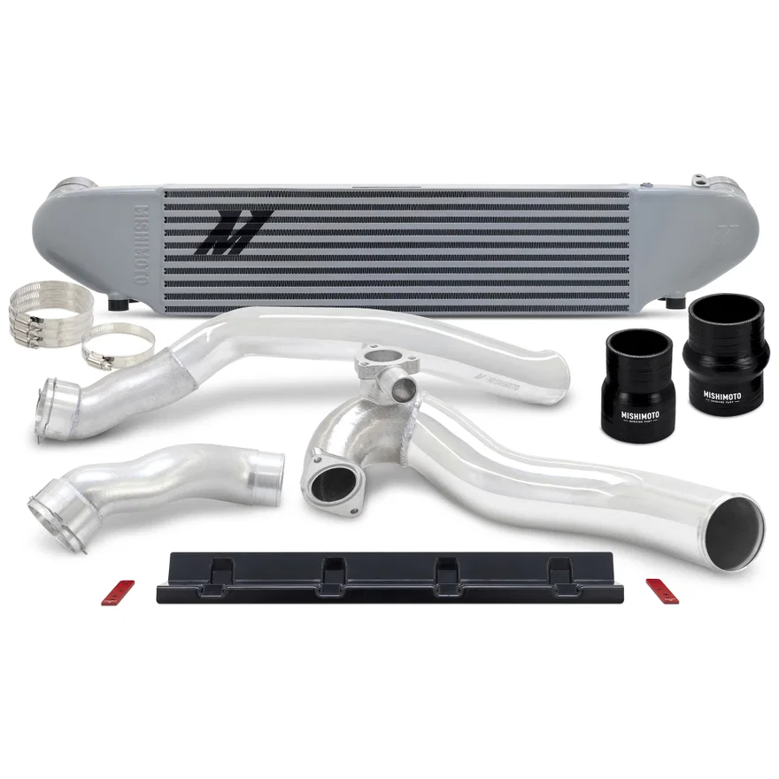 Mishimoto MMINT-MUS4-24KSLP, Intercooler Kit, Silver/Polished, fits Ford Mustang EcoBoost 2024+