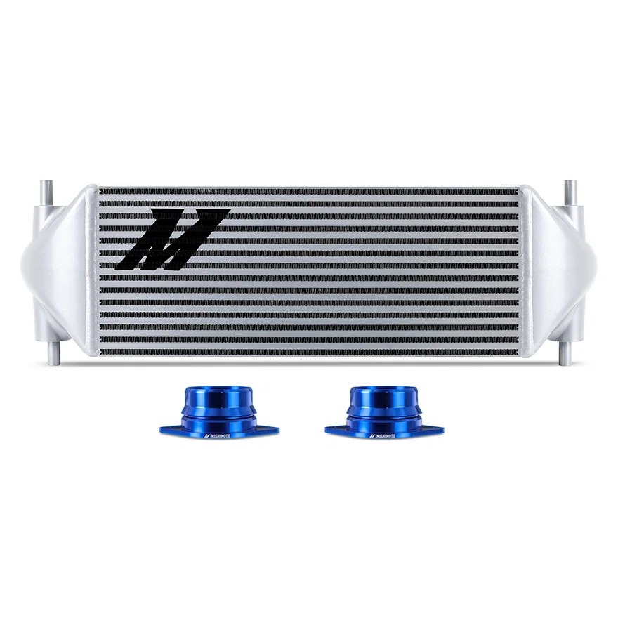 Mishimoto MMINT-BR-21SL, Front Intercooler, Silver, Stock Location, fits Ford Bronco 2.3L/2.7L 2021+