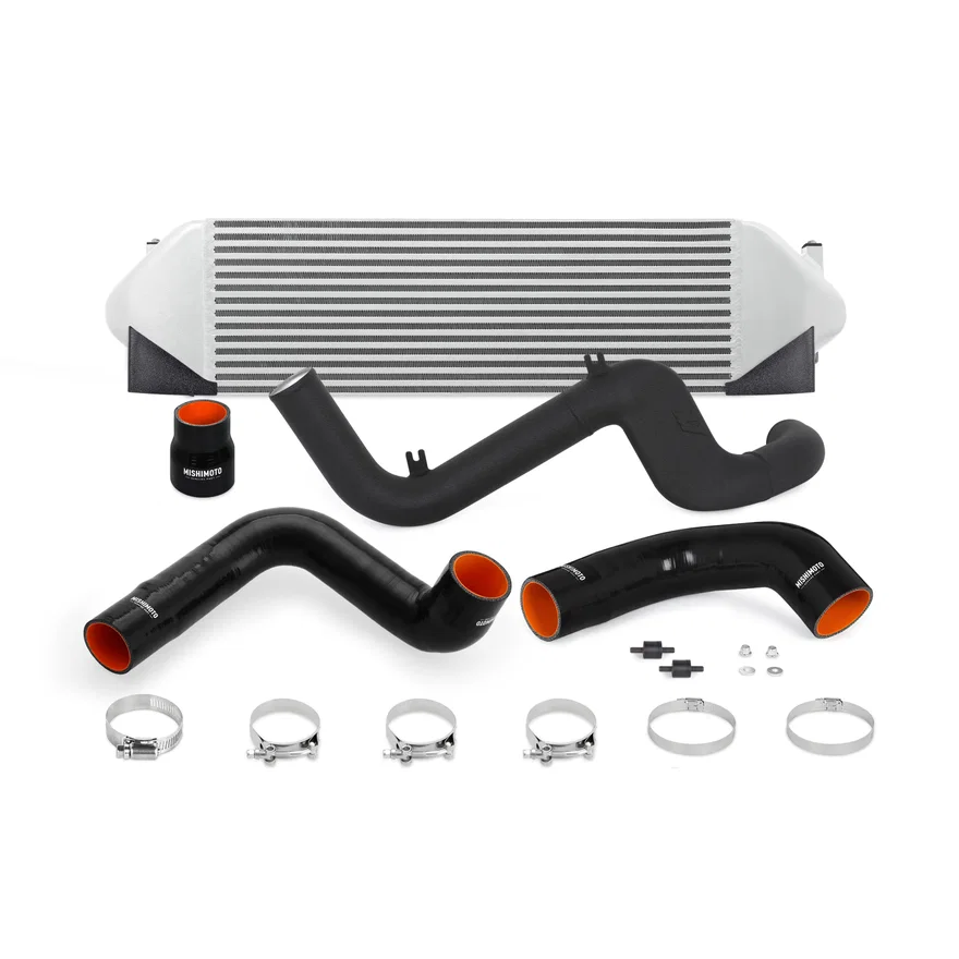 Mishimoto MMINT-RS-16KSL, Intercooler Kit, Silver/Black, fits Ford Focus RS 2016-2018