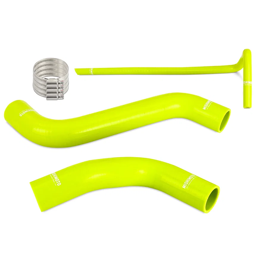 Silicone Radiator Hose Kit, Neon Yellow for 2022-2026 Subaru WRX
