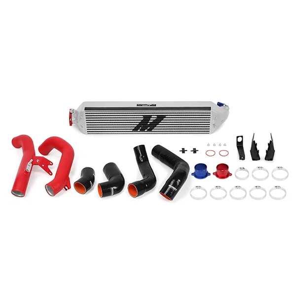 Mishimoto MMINT-CIV-16KSLWRD, Intercooler Kit, Silver/Red, fits Honda Civic 1.5T/Si 2016-2021