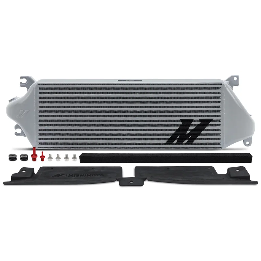 Mishimoto MMINT-TAC-24SL, Front Intercooler, Silver, fits Toyota Tacoma 2024+